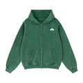Zip-Through Boxy Fleece Hoodie