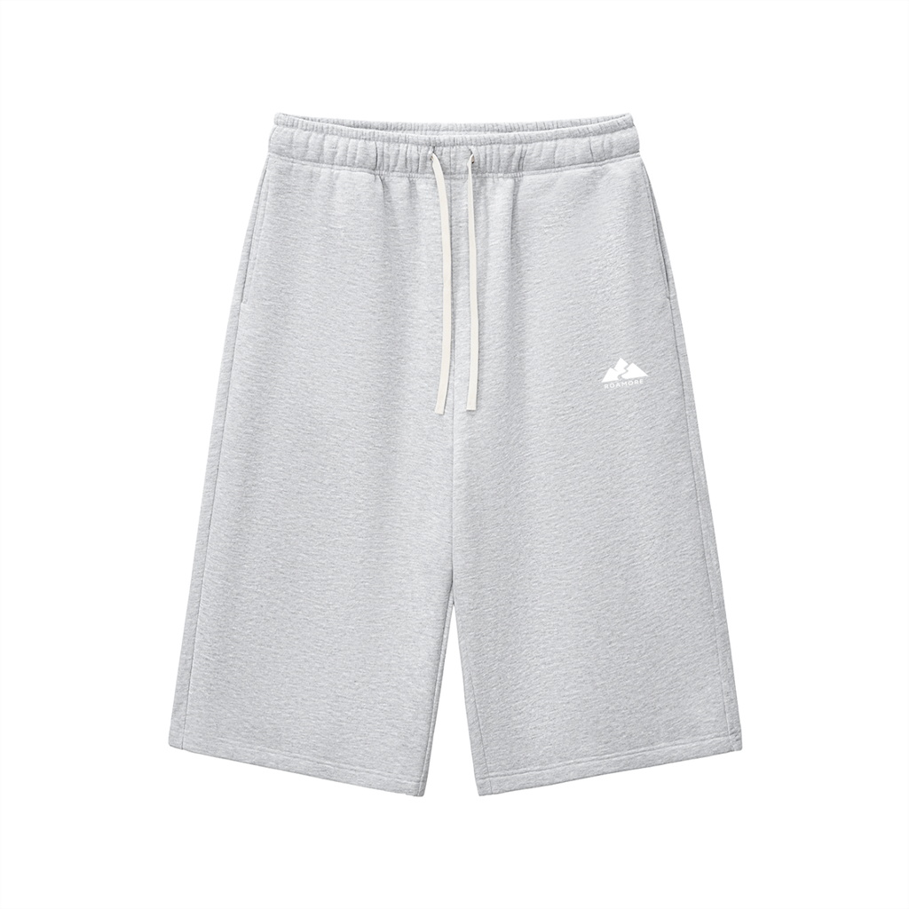 Relaxed Drawstring Three-quarter Sweatpants