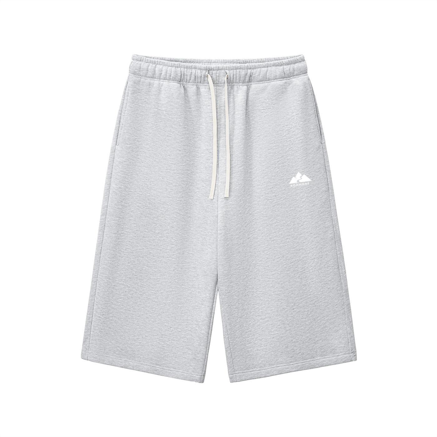 Relaxed Drawstring Three-quarter Sweatpants