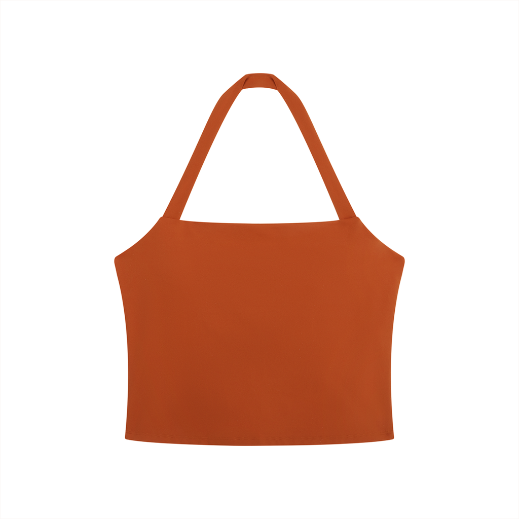 Women's Halter Crop Sports Bra