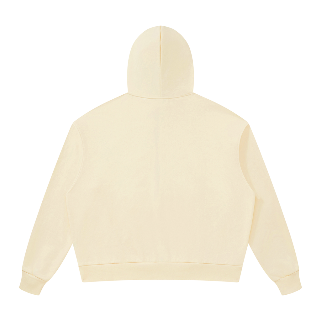 Unisex Drop Shoulder Full Zip Hoodie