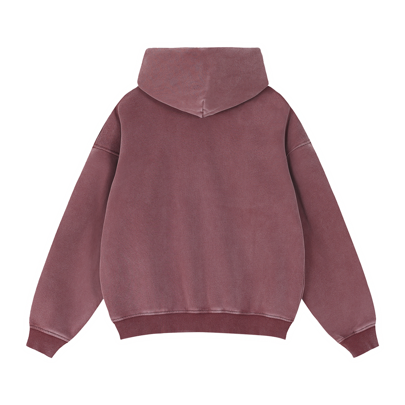 Zip-Through Boxy Fleece Hoodie