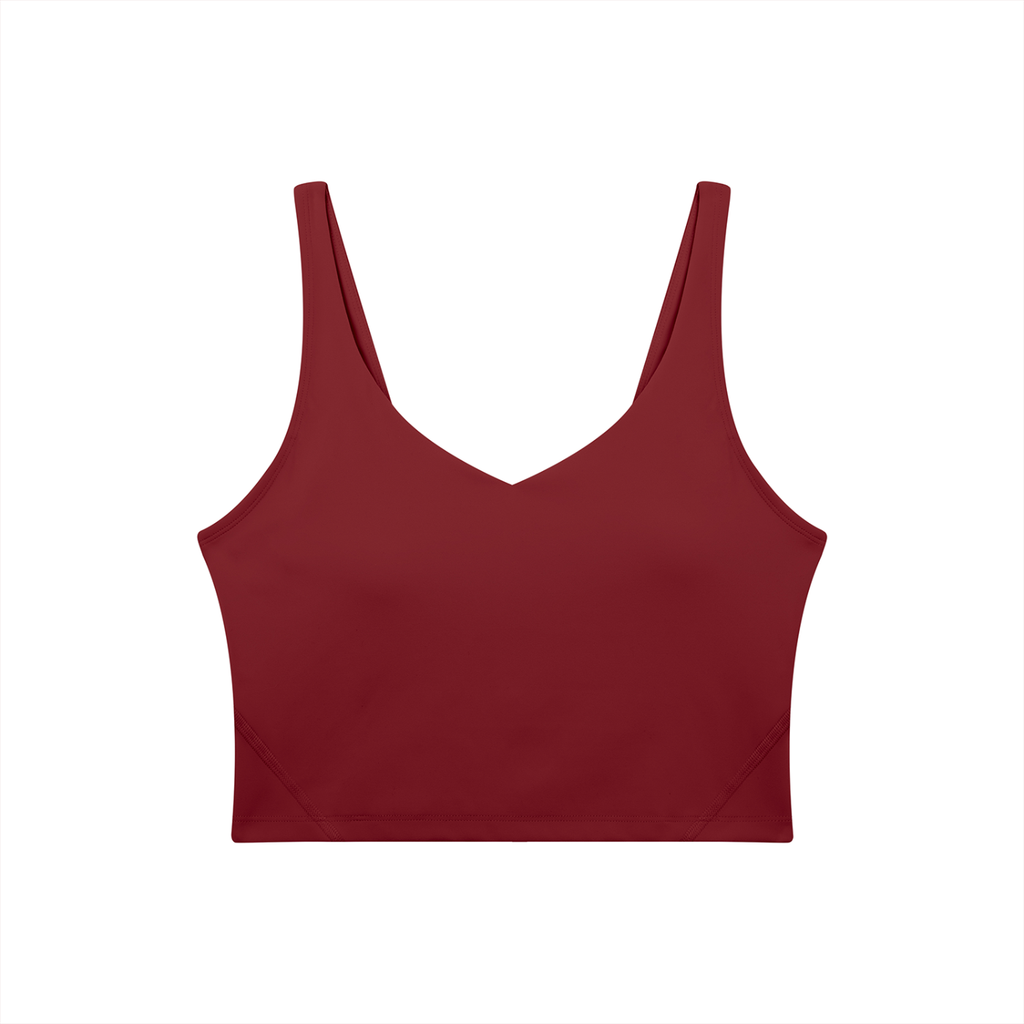 Women's V-Neck Yoga Sports Bra