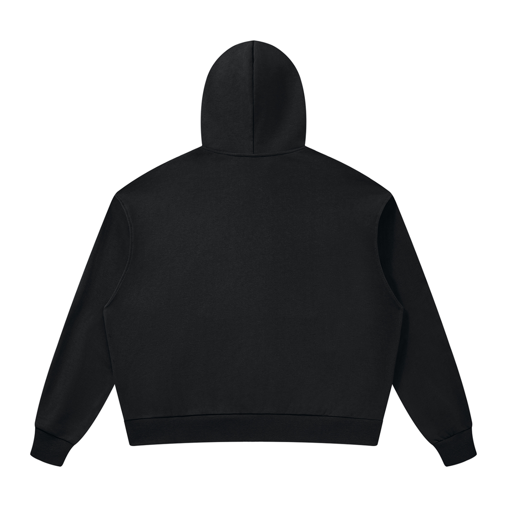 Unisex Drop Shoulder Full Zip Hoodie