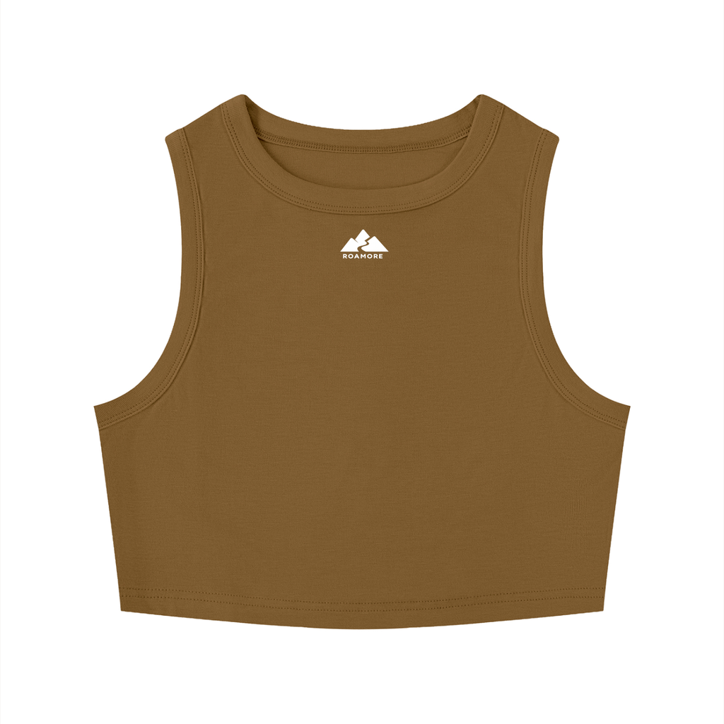 Women's Tight Crewneck Crop Tank Top