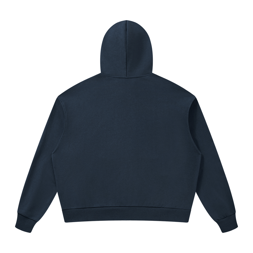 Unisex Drop Shoulder Full Zip Hoodie