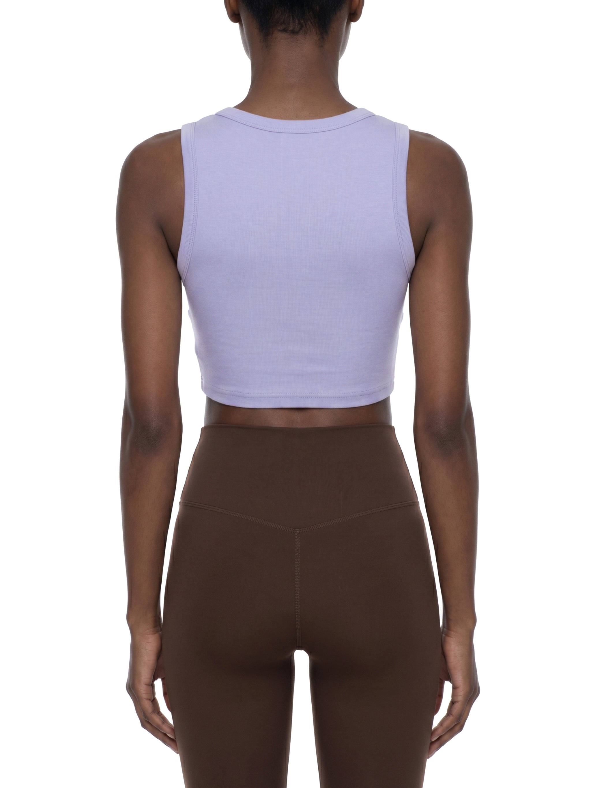 Women's Tight Crewneck Crop Tank Top