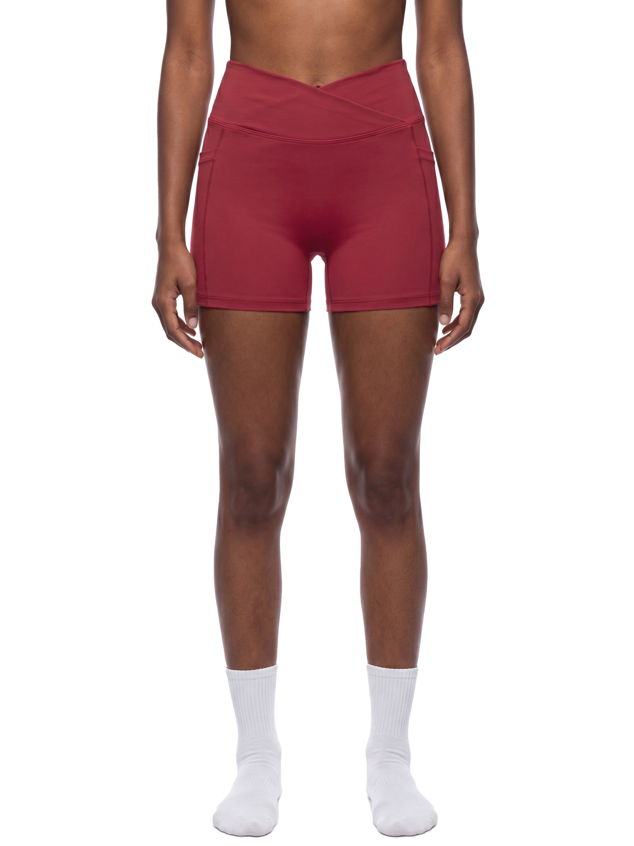 Women’s High Rise Pocket Yoga Shorts