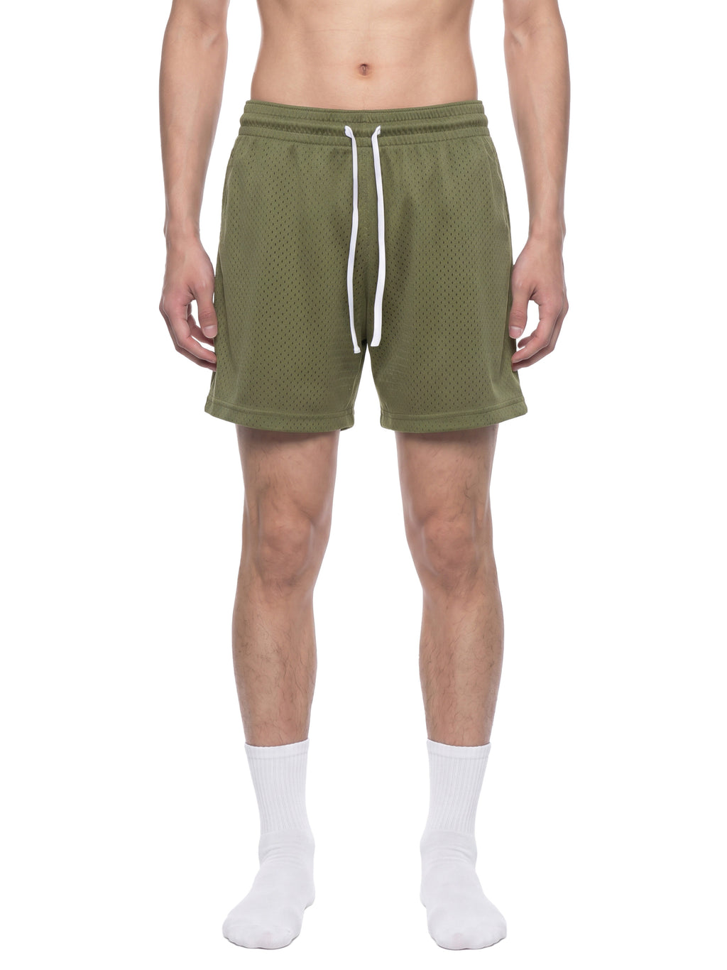 Mesh Drawstring Shorts