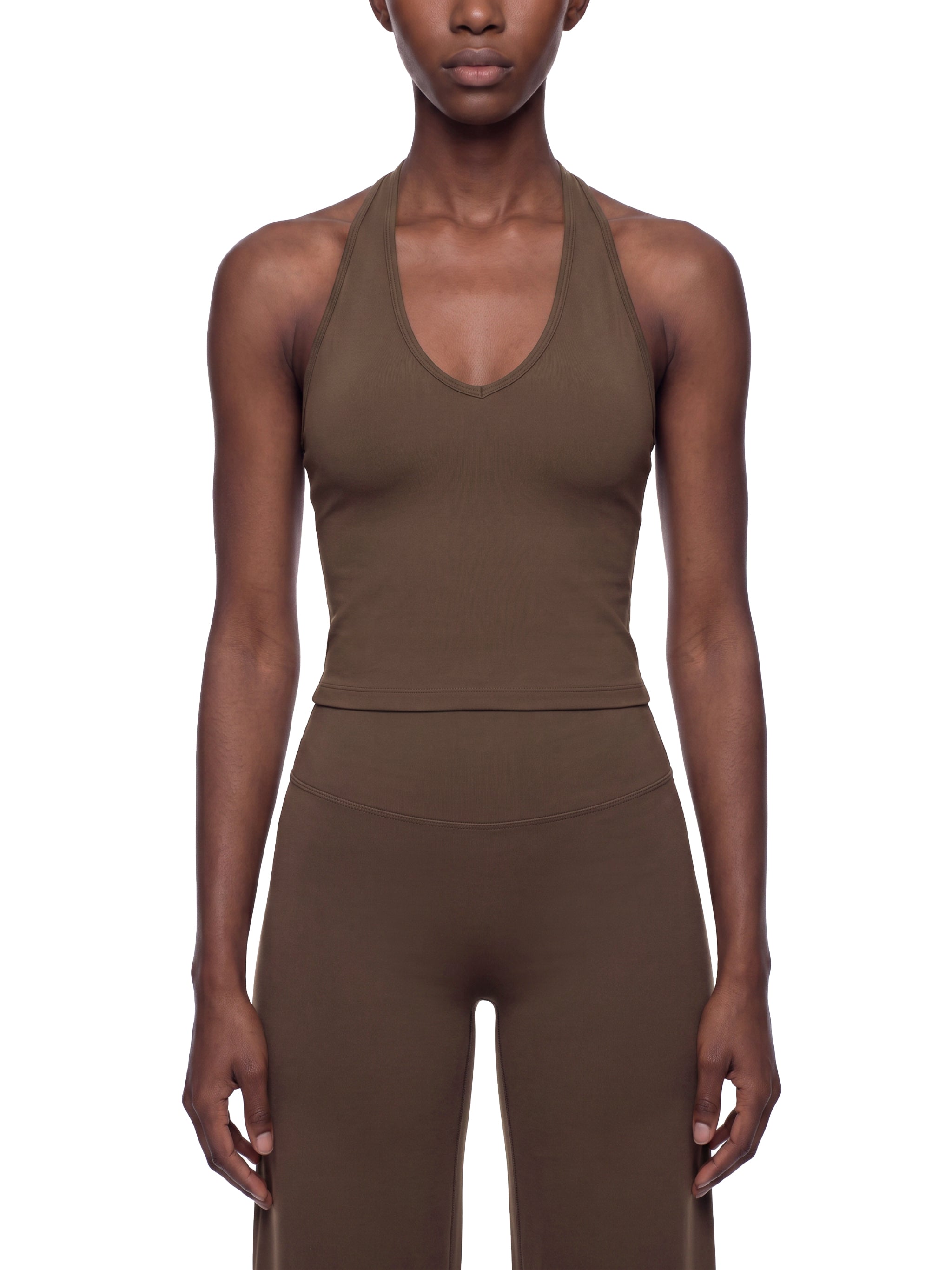 Women’s Halter V-Neck Yoga Tank Top